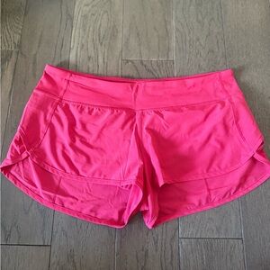 Lululemon Size 10 Pink Speed Shorts